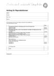 Preview of Auftrag zur Reproduktion
